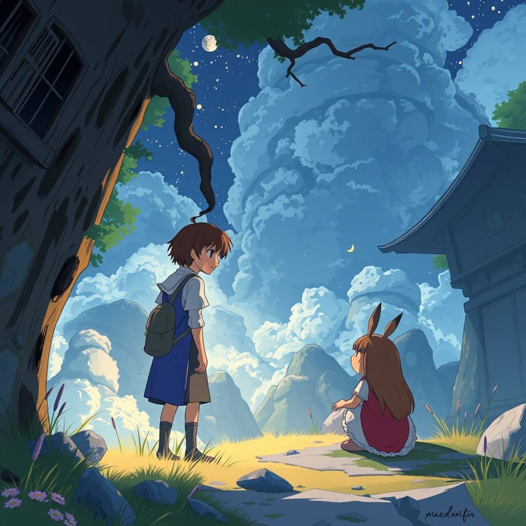Ghibli style image example